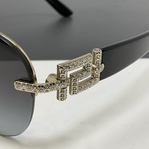 Versace Sunglasses Aviator 2159-B Black , Gold Grey Gradient 59 -14 main image 14